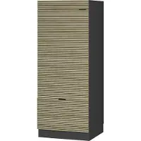 Vicco Mobile cucina dispensa Fame-Line Pannello in quercia/Antracite 60 cm, Model 51418