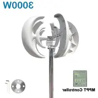 OEM Generatore eolico da 3000W a 24V con tecnologia MPPT, a basso rumore e funzionante anche a basse velocità del vento