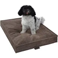 Merkloos Omgoods - Cuscino per cani, 70x50 cm - Schiuma viscoelastica - Schiuma confortevole - Copertura morbida - Lavabile fino a 40°C - Comfort ottimale per il riposo - Letto per cani