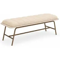 Xl Moebel Gmbh Bettbank moderna, beige, decorativa, elegante, imbottita e confortevole