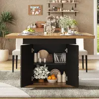 Merkloos Tavolo da pranzo allungabile, dimensioni 110-140 x 80 cm, adatto per 4-6 persone