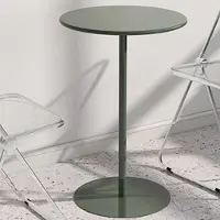 Merkloos Tavolo rotondo con gambe in acciaio, 40x40x62 cm
