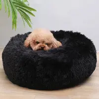 Merkloos Cuccia per cani a forma di ciambella, con rivestimento removibile e lavabile