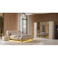 Xl Moebel Gmbh Set per camera da letto: letto, comodini, armadio. Stile elegante, comfort elevato