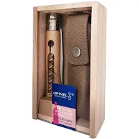 Opinel No. 10 with Corkscrew & Bottle Opener Coltelli beige/grigio