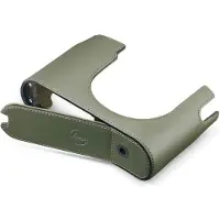 Leica 19653 Halfcase Q3, pelle, verde oliva