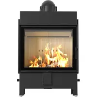 Kratki Caminetto in acciaio LUCY 15 kW Ø 200
