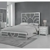 Xl Moebel Gmbh Elegante set da camera da letto con letto ed elegante comodino