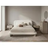 Xl Moebel Gmbh Set per camera da letto: letto, 2 comodini, comò. Stile moderno, confortevole