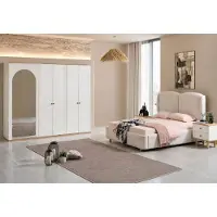 Xl Moebel Gmbh Set da camera da letto: letto, 2 comodini, armadio