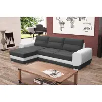 AEA Sofa Schlafsofa Designer Sofa mit Bettfunktion + Bettkasten Ecksofa Couch