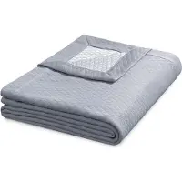 OEM Coperta estiva per letto, 150x220 cm, color jeans, traspirante