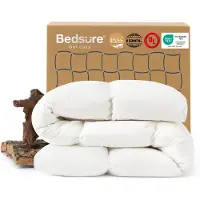 Merkloos Piumino invernale in piuma - 155 x 220 cm - Piuma d'anatra - Caldo