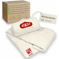 OEM Piumino invernale extra caldo, 460 g/m², realizzato in lana svizzera, Cotonelogico, dimensioni 150x200 cm