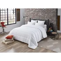 Merkloos Piumone antiacaro - Mezza stagione - 200 x 200 cm - Per letto matrimoniale - Lavabile a 40 °C