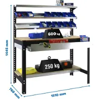 Simonwork (bancos De Trabajo) Banco Da Lavoro Bt1 Box 1445x1510x760 Mm