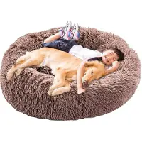 Merkloos Letto ortopedico per cani, con rivestimento in peluche per un comfort extra
