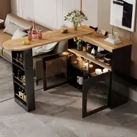 Merkloos Tavolo da pranzo estendibile con spazio contenitivo