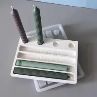 OEM Calendario dell'Avvento in silicone per candele, ideale per Natale