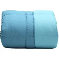 OEM Copertura per letto singolo, colore blu cielo, in microfibra, confezione da 1 pezzo
