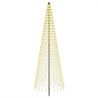 Syfax Albero di Natale LED EKENAS 285 cm 744 LED Bianco caldo Ferro