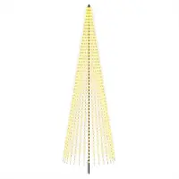 Syfax Albero di Natale LED EKENAS 485 cm 1632 LED Bianco caldo Ferro