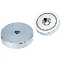 Slice Pinza magnetica piatta in NdFeB con foro di 20x6 mm