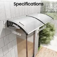 Selius Tenda da sole per ingresso, con struttura robusta, ideale per balconi e giardini, che protegge dalla pioggia e dal sole