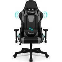 Selius Sedia da gaming - Sedia per videogiochi - Sedia da scrivania - Sedia da ufficio - Sedia ergonomica - Regolabile da 90° a 170°