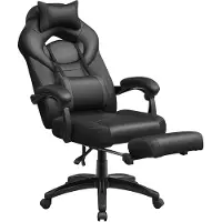 Selius Sedia da ufficio - Sedia ergonomica - Sedia per ufficio - Sedia da gaming - Schienale regolabile - Ecopelle