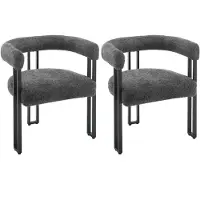 Selius Sedie da pranzo - Sedie per la sala da pranzo - Sedie per la cucina - 2 pezzi - Stile moderno - Ergonomiche - Con schienale