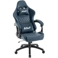 Selius Sedia da gaming - Sedia da ufficio - Sedia per videogiochi - Sedia per computer - Sedia ergonomica - Seduta con molle insacchettate
