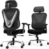 Selius Sedia da ufficio ergonomica - Sedia ergonomica per ufficio - Sedia da ufficio con schienale a rete - Sedia da lavoro - Sedia da gaming