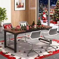 Selius Scrivania da ufficio o studio, dimensioni 180x80 cm