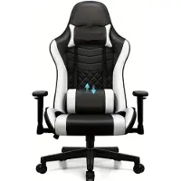 Selius Sedia ergonomica da gaming - Sedia da ufficio - Sedia per giocatori - Sedia da lavoro - Schienale regolabile - Braccioli 4D