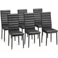 Selius Sedie da pranzo - Sedie - Sedie a conchiglia - Sedie da cucina - Sedie di design - Set da 6