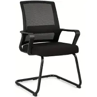 Selius Sedia ergonomica da ufficio - Sedia da ufficio - Sedia per riunioni - Sedia per ospiti - Sedia da lavoro - Con supporto lombare