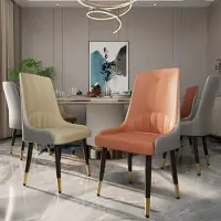 Selius Sedie da pranzo - Set di sedie - Sedia da cucina - Sedia di design - Sgabello da bar - Ecopelle in microfibra
