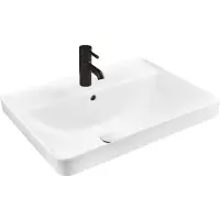 OLTENS-BIURO Lavabo da bagno OLTENS Kolma, dimensioni 60 x 47,5 cm, con tecnologia SmartClean