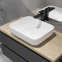 OLTENS-BIURO OLTENS Hadsel, lavabo rettangolare da incasso, 50 x 40 cm