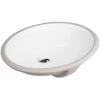 OLTENS-BIURO Lavabo da incasso ovale OLTENS Mana, 46 x 38 cm, con tecnologia SmartClean