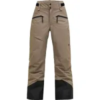 Peak Performance - Pantaloni da sci impermeabili, antivento e traspiranti - W Insulated 2L Ski Pants Terrain Tan in Poliestere Riciclato - Taglia M - Marrone