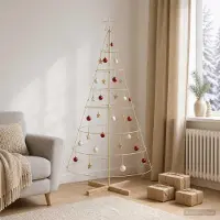 Syfax Albero di Natale in metallo con supporto KUOPIO 180 cm Acciaio