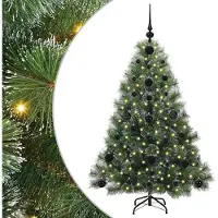 Syfax Albero di Natale artificiale Verde 120 cm PE e PVC