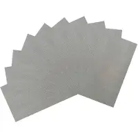 Dripio Confezione da 10 reti in filo di acciaio inossidabile, maglia 120, dimensioni 20x15 cm
