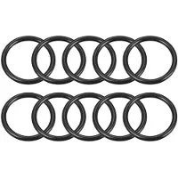 Dripio O-ring in gomma nitrilica, 50x60x5 mm, confezione da 10 pezzi, colore nero