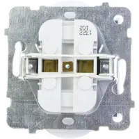 Ospel Presa doppia da incasso senza messa a terra Bianco GP-2GR/M/00 As