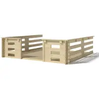 ALTANKA Veranda - 9 m2 - 3m x 3m - colore: naturale