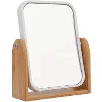 Merkloos Solidchoice - Specchio ingranditore a doppia faccia con supporto girevole