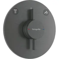 Hansgrohe Mitigeur DuoTurn S, encastré, 2 points d'eau, 2 fonctions, rosace ronde, 75418340, 75418340